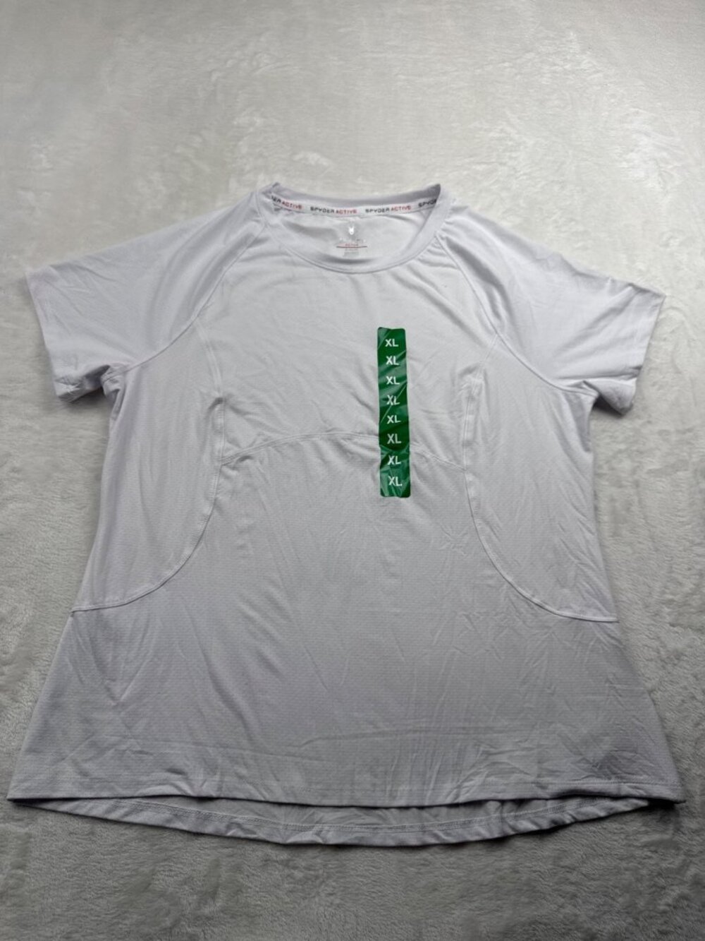 Spyder Active Womens White Short Sleeve XL Performance T-Shirt